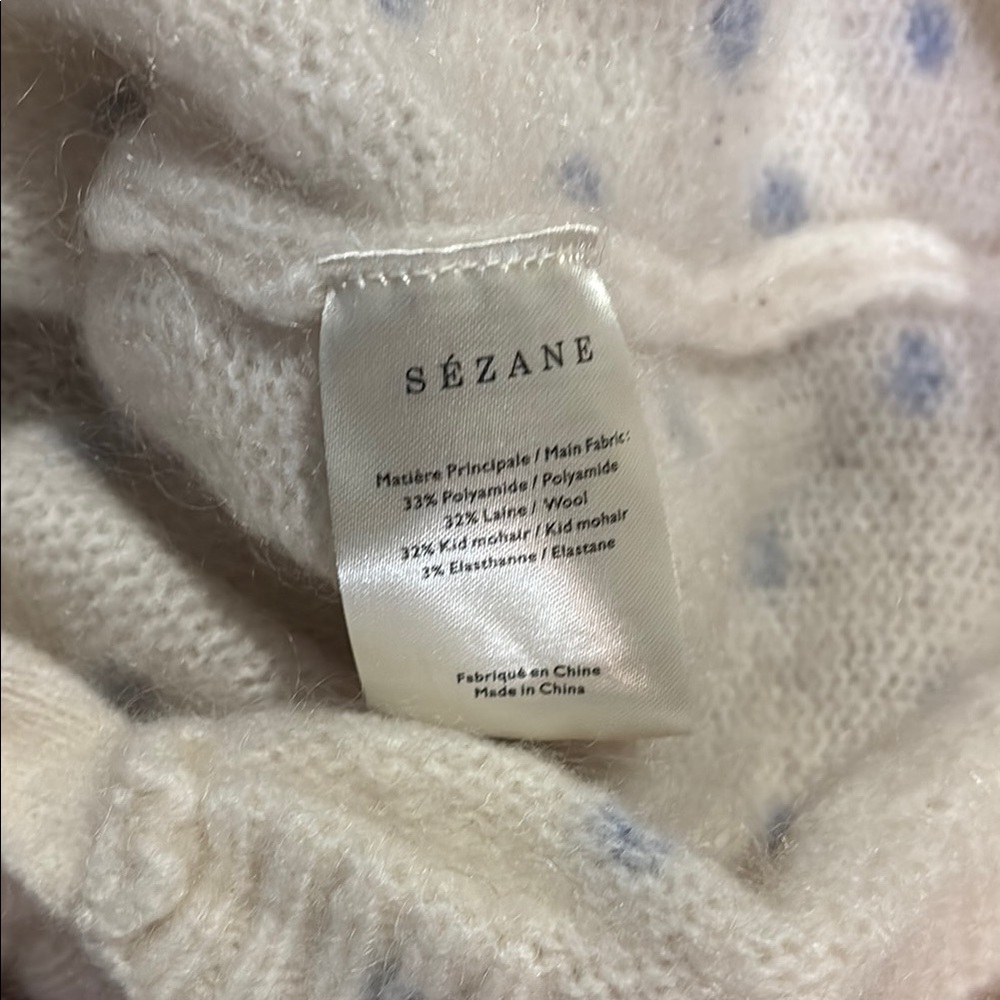 Sezane Alba Sweater Polka Dot Size S - Picture 6 of 7